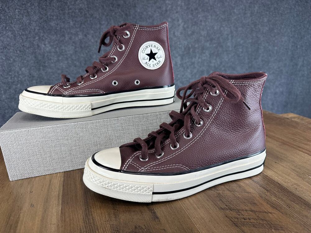 Converse Chuck 70 High Top Leather Burgundy El Dorado 171657C SZ Women's 7 NWOT